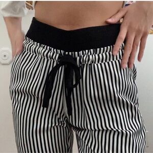 The kooples striped silk pants. Sz 3